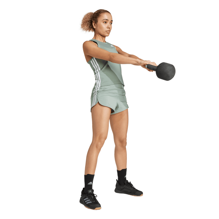 Shorts Pacer Training 3 Tiras Tejidos Tiro Alto