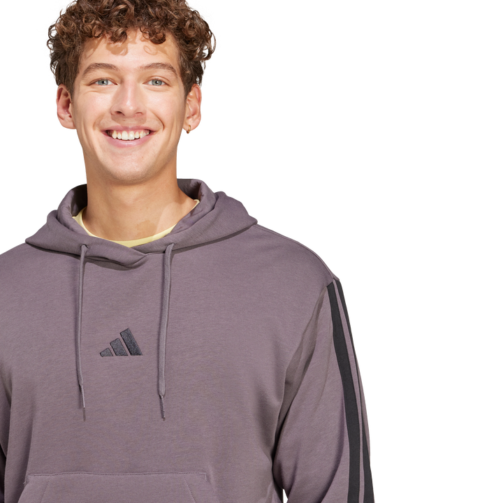 Buzo con capucha french terry 3 Tiras Essentials