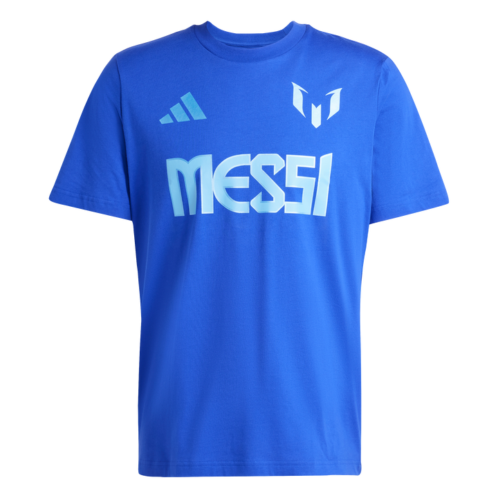 Remera Messi Numero y Logo Estampada