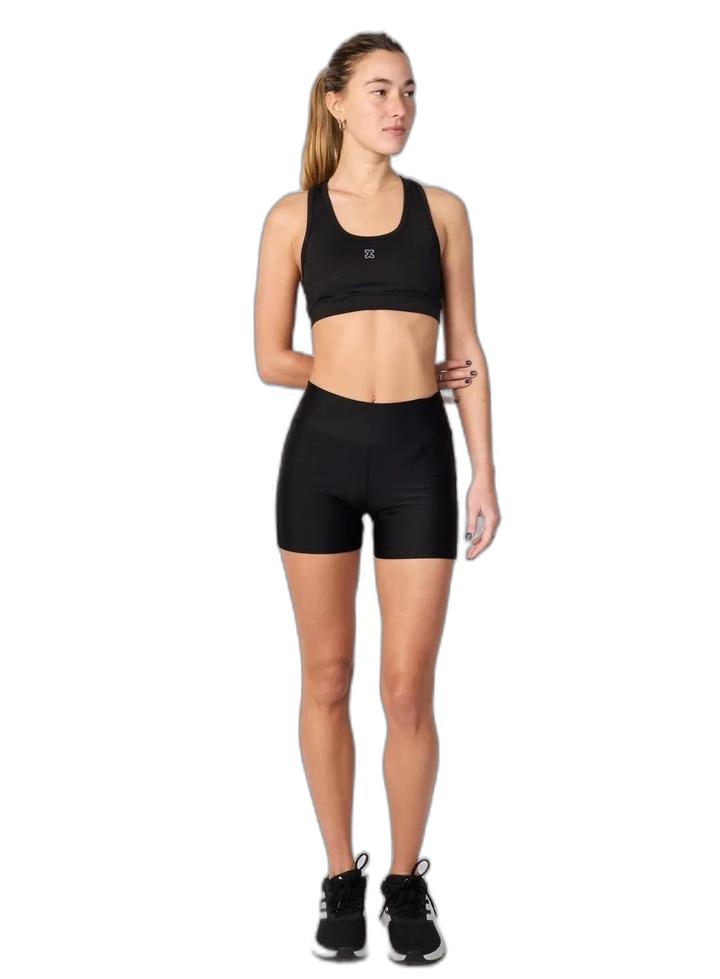 CALZA SHORT TRICOT NEGRO