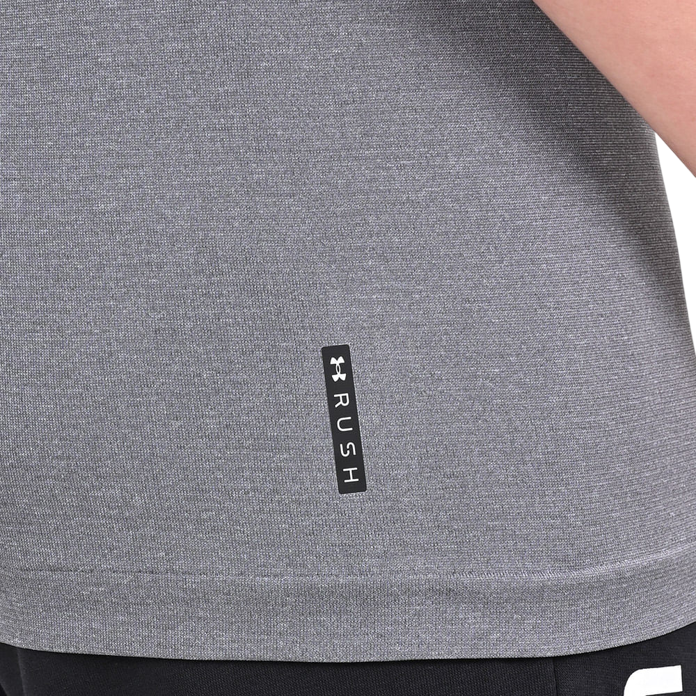 REMERA UA RUSH SEAMLESS WORDMARK SS