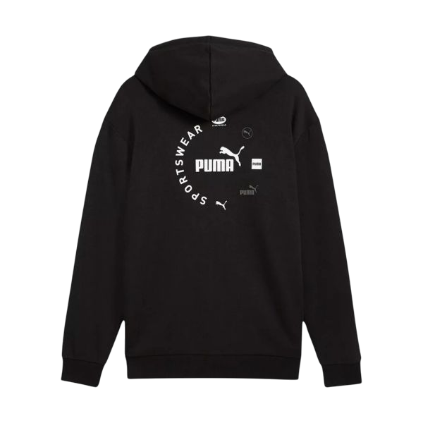 BUZO PUMA POWER FULL ZIP HOODIE Campera C/capucha Puma puma power graphic full