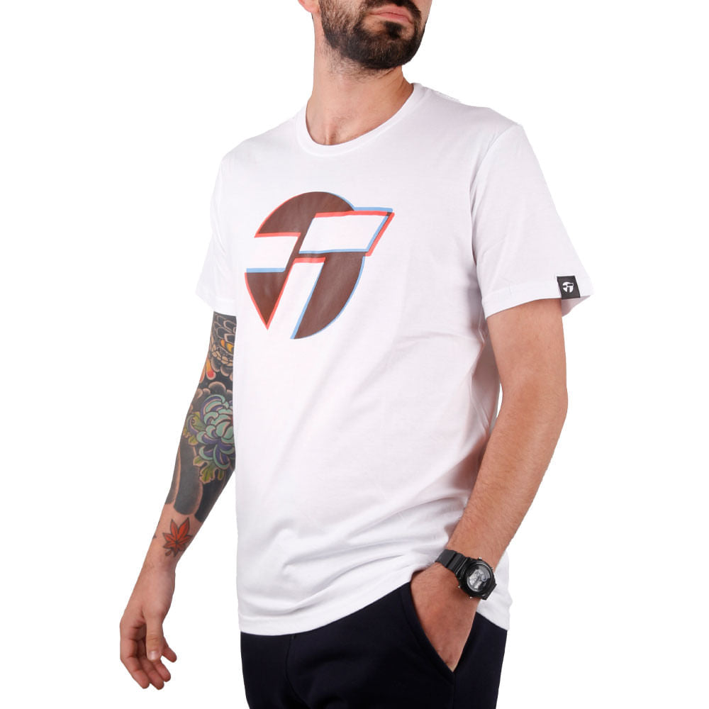 REMERA RETRO BICOLOR M/C