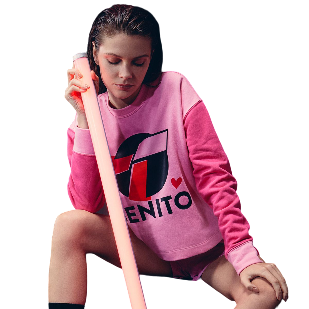 BUZO MUJER OVERSIZE CREW - TOPPER x BENITO