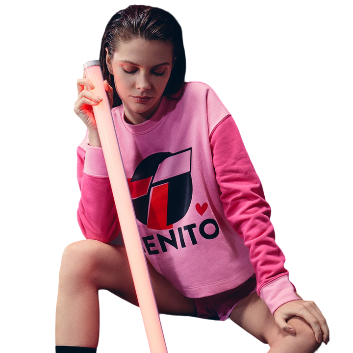 BUZO MUJER OVERSIZE CREW - TOPPER x BENITO