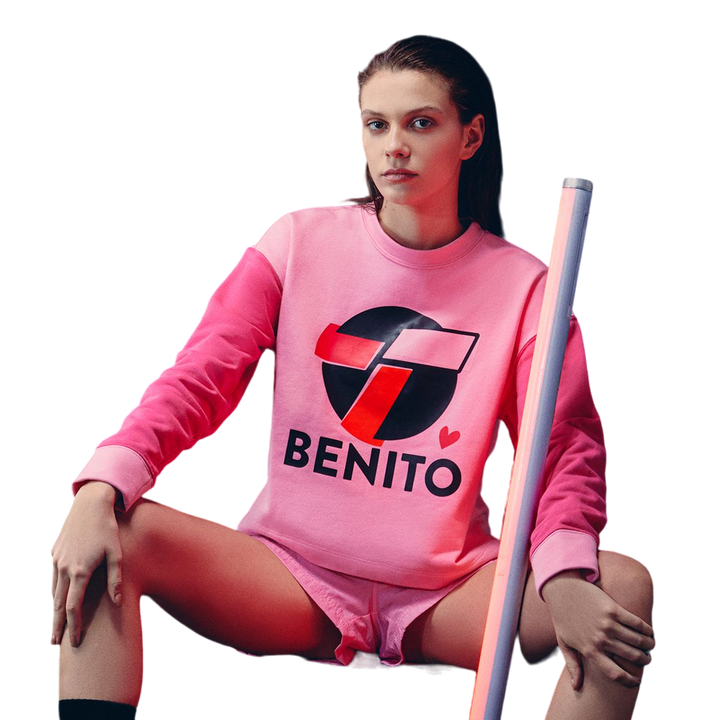 BUZO MUJER OVERSIZE CREW - TOPPER x BENITO