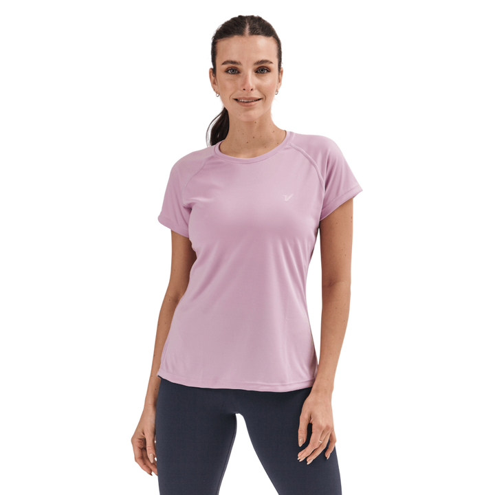 Remera deportiva de secado rápido Lila