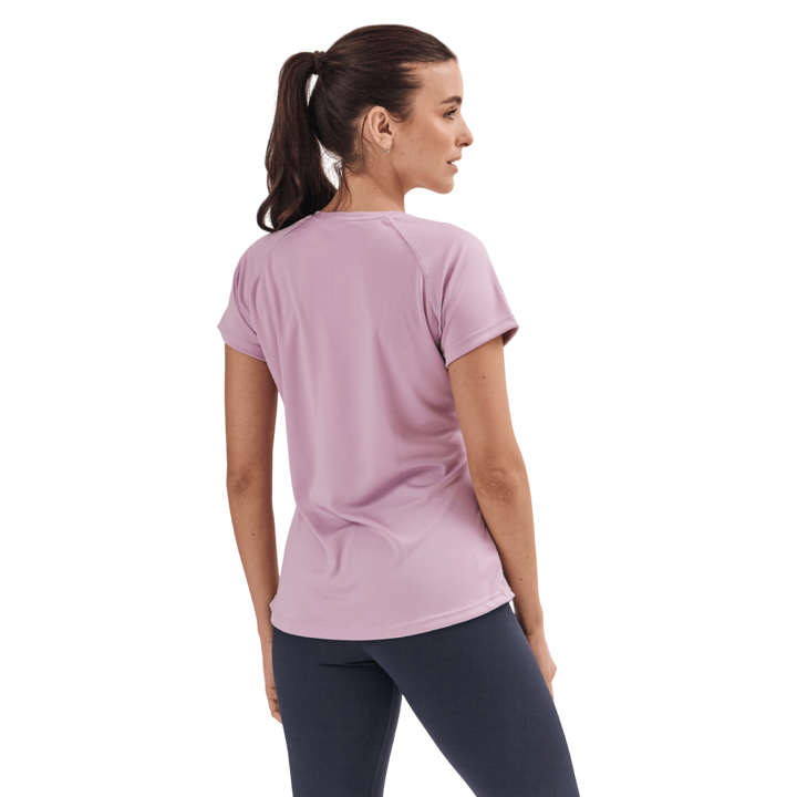 Remera deportiva de secado rápido Lila