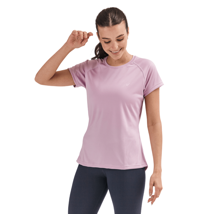 Remera deportiva de secado rápido Lila