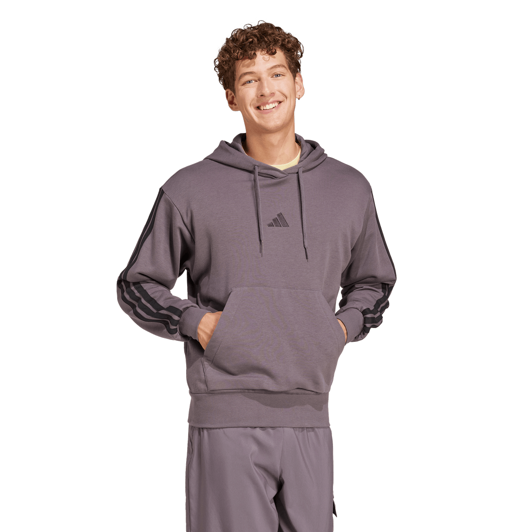 Buzo con capucha french terry 3 Tiras Essentials