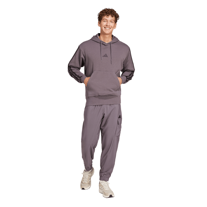 Buzo con capucha french terry 3 Tiras Essentials
