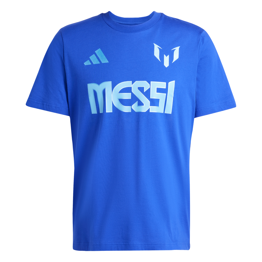 Remera Messi Numero y Logo Estampada