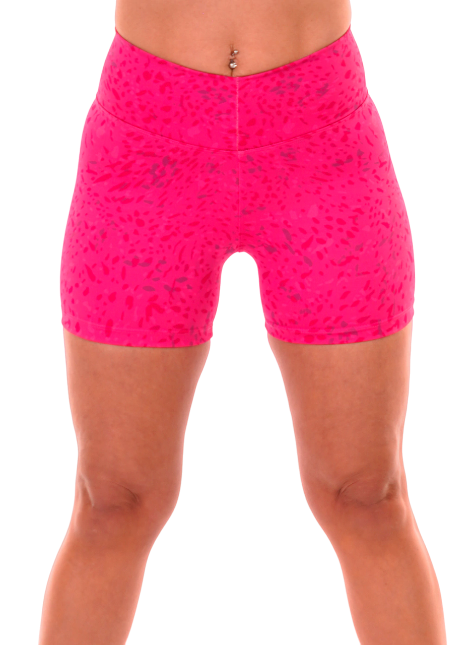 CALZA SHORT SPLASH FUCSIA