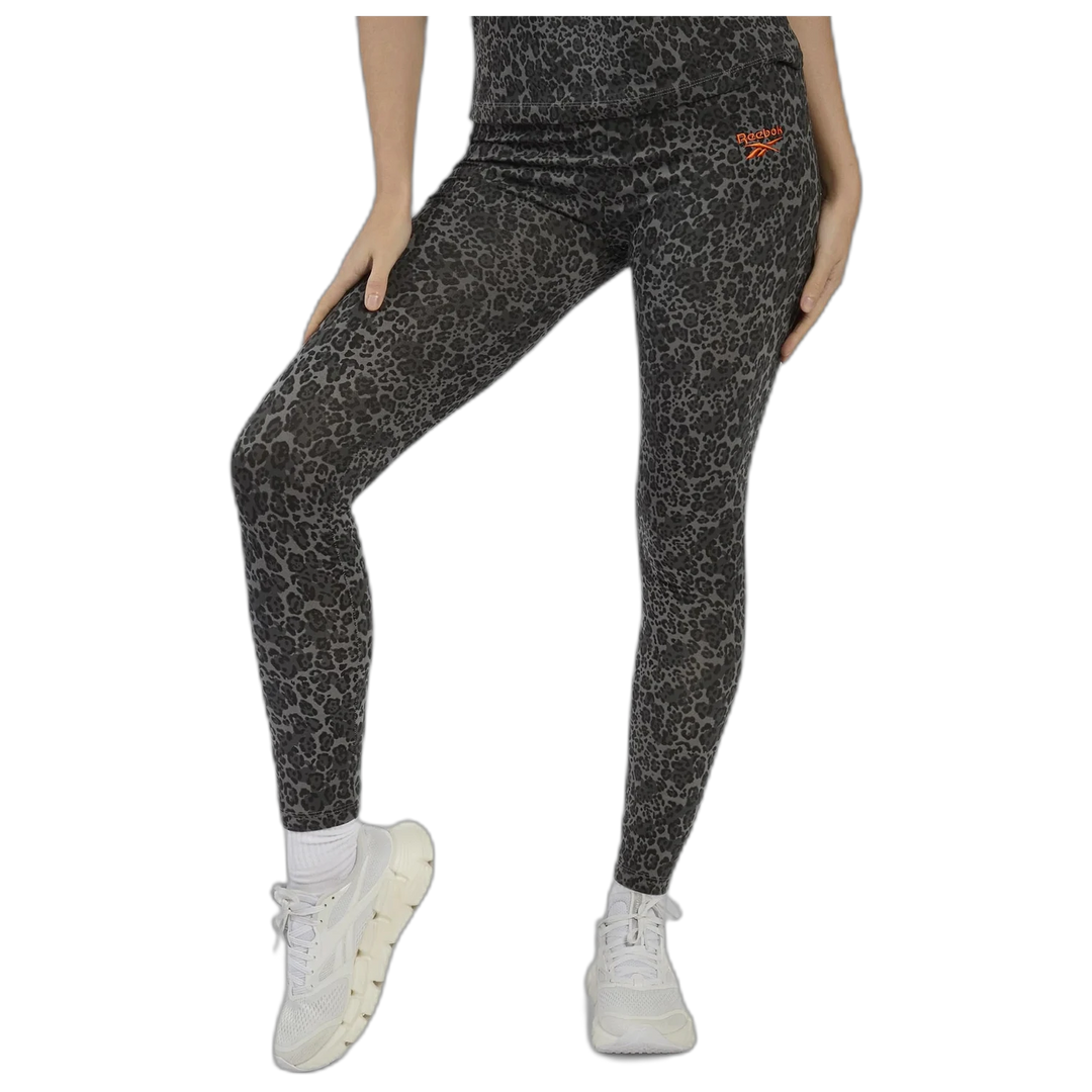 Calza Reebok Leopard Printed Mujer