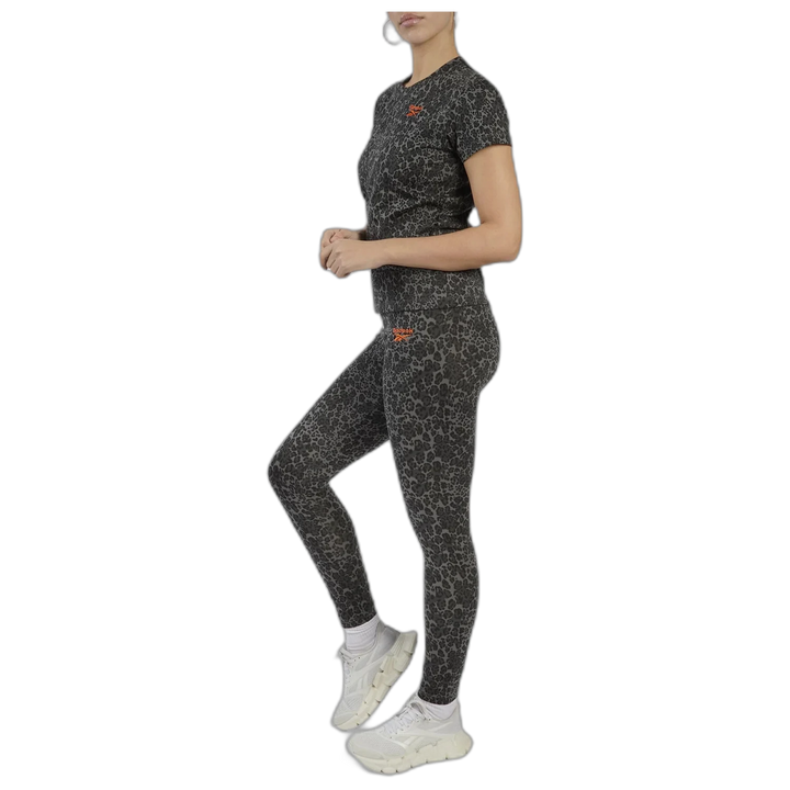 Calza Reebok Leopard Printed Mujer