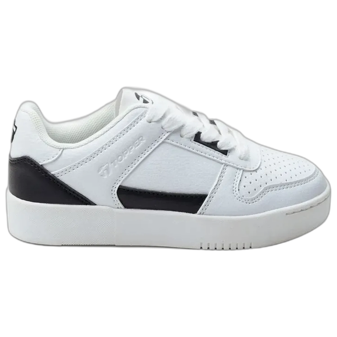 Zapatillas Topper Graf Kids Niños Blanco Negro