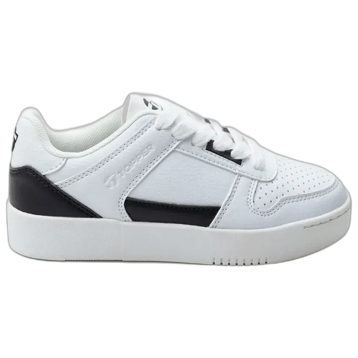 Zapatillas Topper Graf Kids Niños Blanco Negro