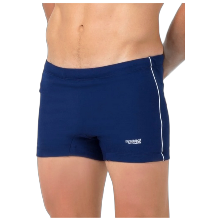 Traje de Baño Boxer Speed Anticloro Liso con Suspensor Hombre