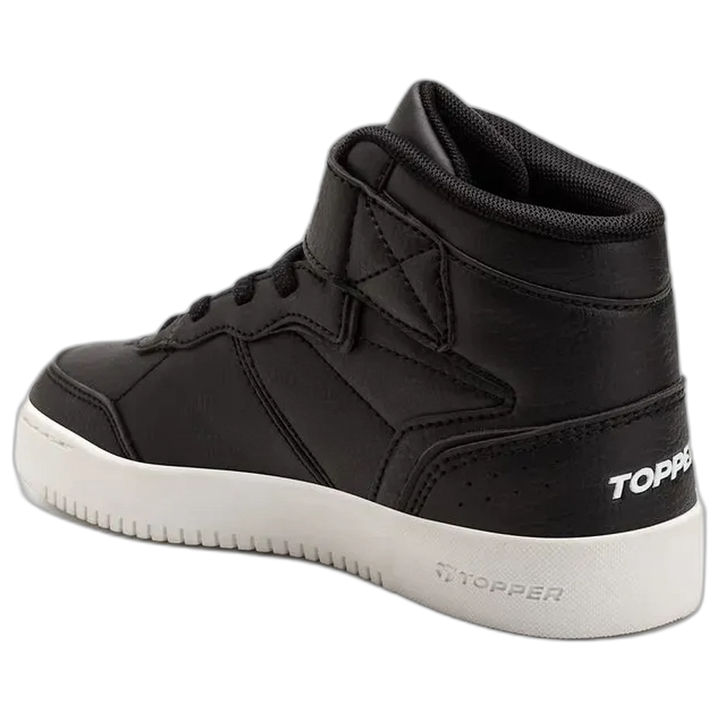 Zapatillas Topper Terre Mid Kids Negro Botita Urbana Niños