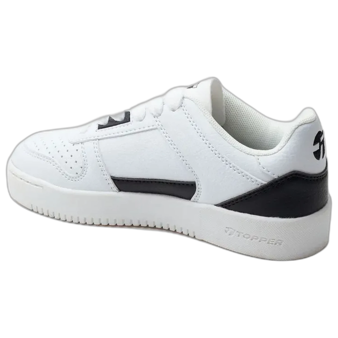 Zapatillas Topper Graf Kids Niños Blanco Negro