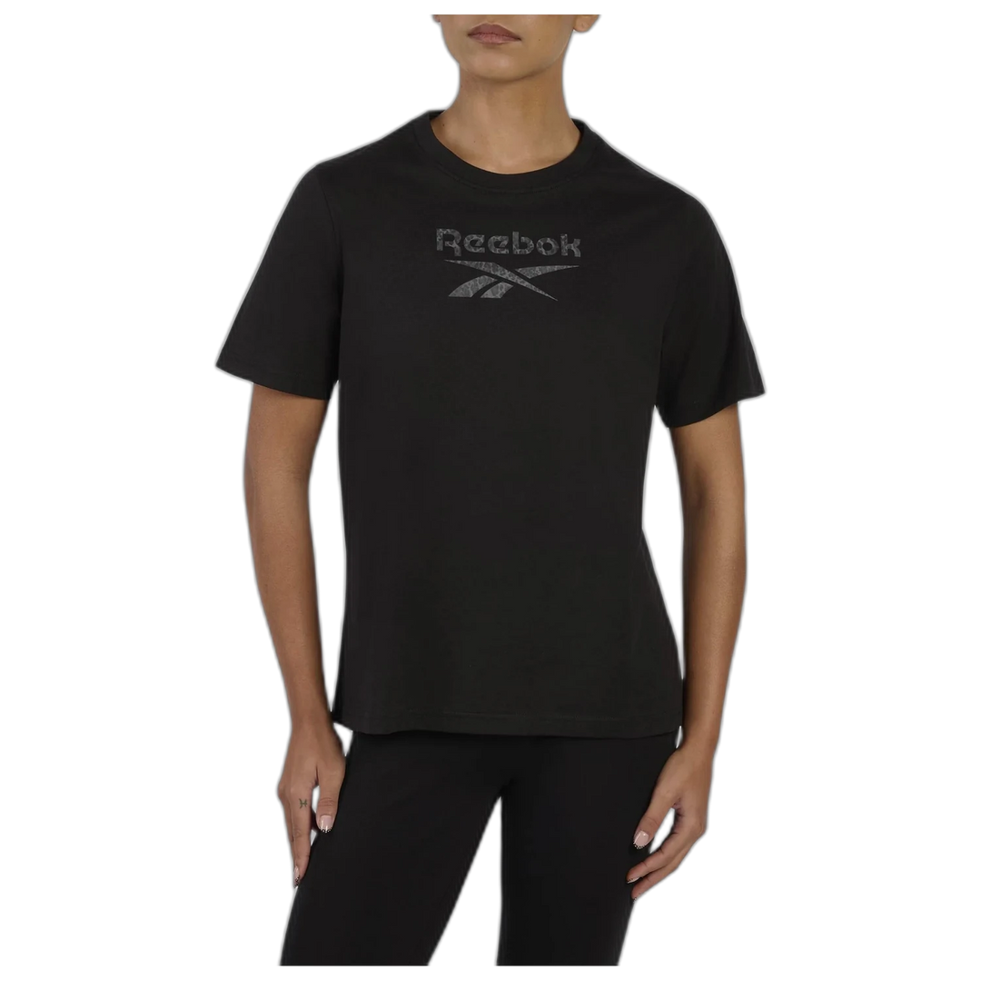 Remera Reebok Leopard Print Mujer