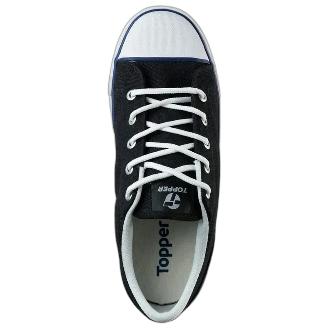 Zapatillas Topper Nova Low Negro Lona Casual Unisex
