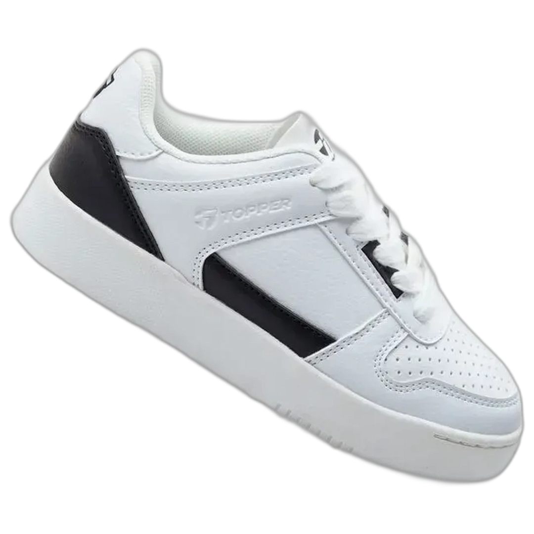 Zapatillas Topper Graf Kids Niños Blanco Negro