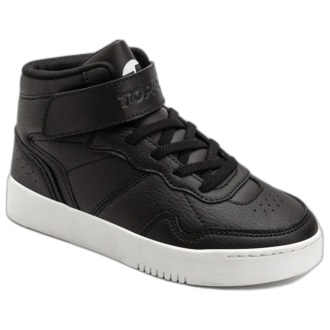 Zapatillas Topper Terre Mid Kids Negro Botita Urbana Niños