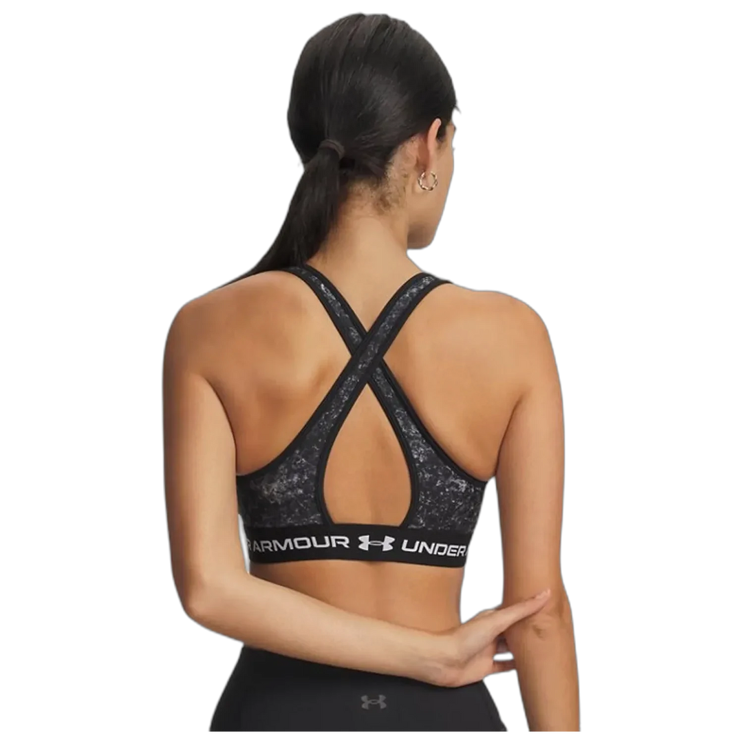 Top Deportivo Crossback Printed Mid Under Armour Mujer