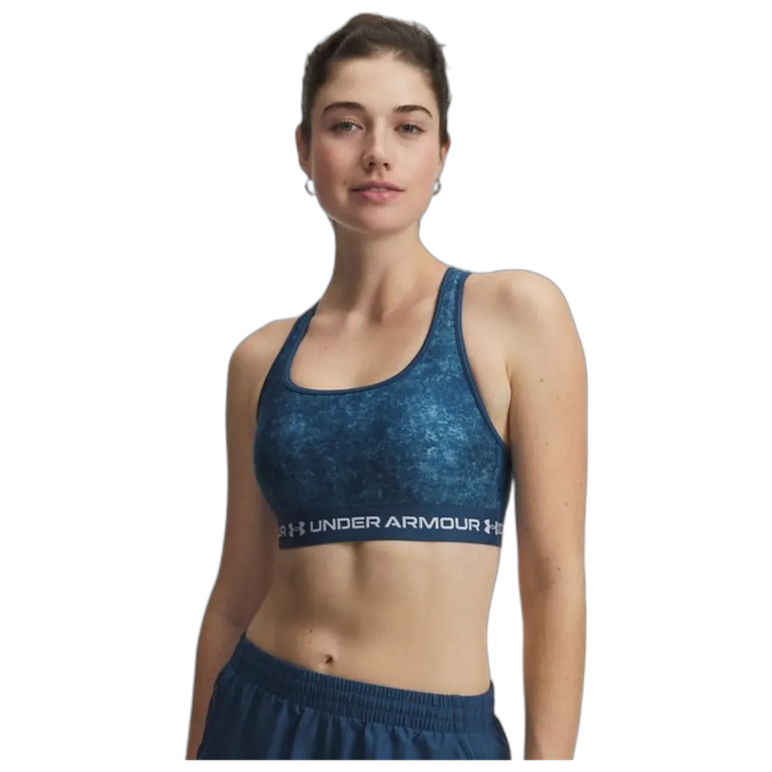 Top Deportivo Crossback Printed Mid Under Armour Mujer