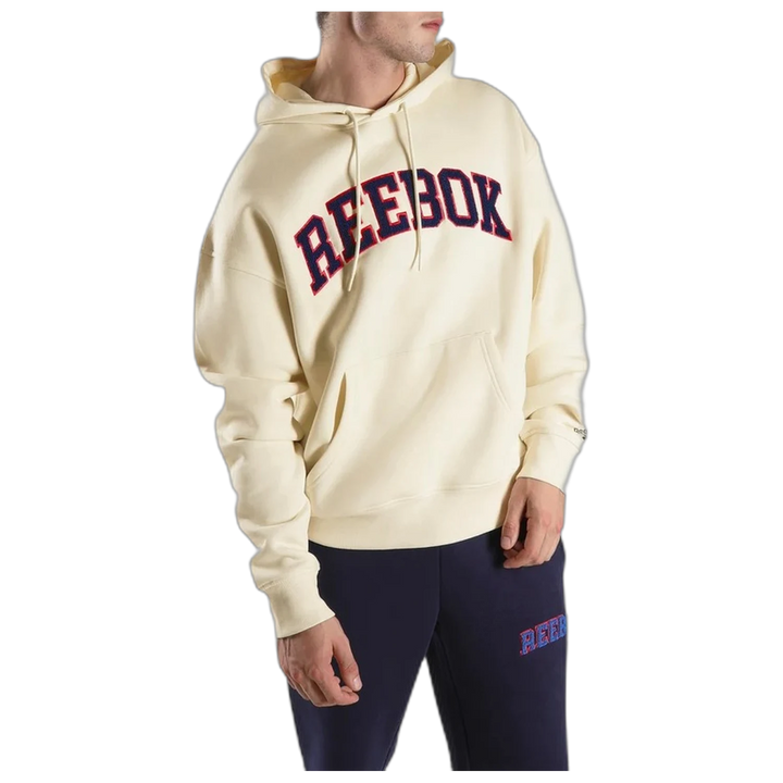 Buzo Reebok Freshman Hoodie Hombre Beige