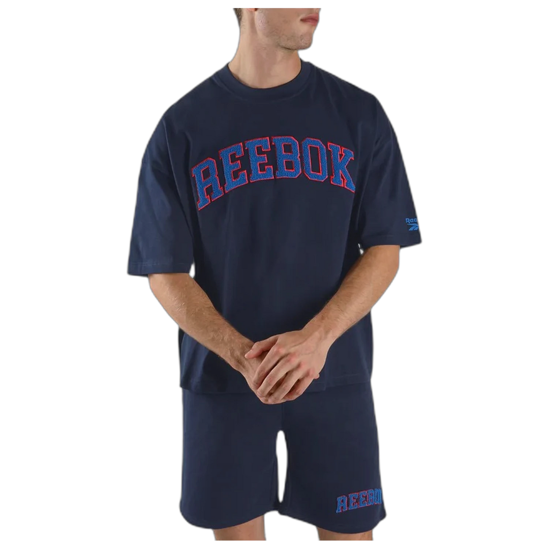 Remera Reebok Freshman Hombre Azul Marino