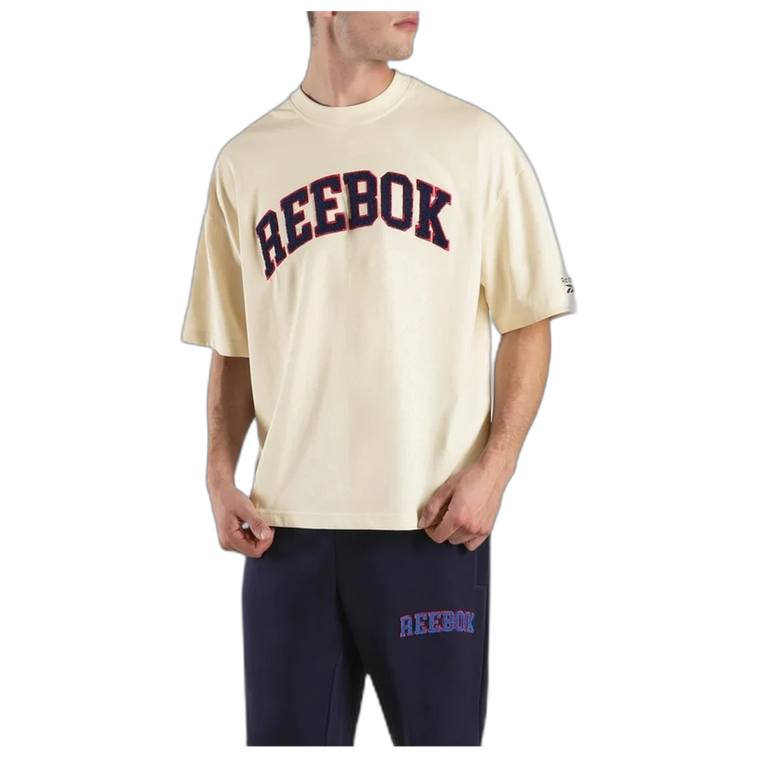 Remera Reebok Freshman Hombre Beige