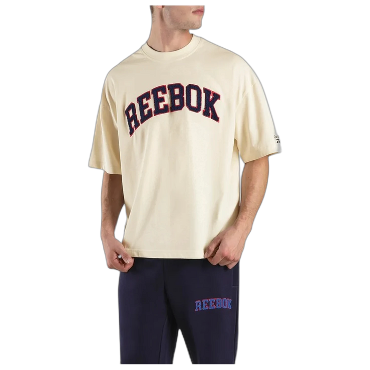 Remera Reebok Freshman Hombre Beige