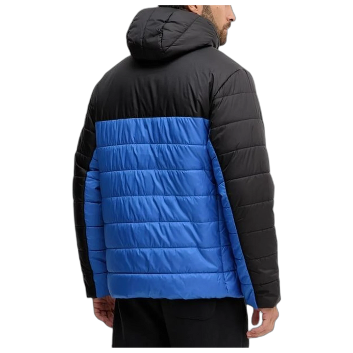 Campera Puma ESS Hooded Padded Jacket Hombre Azul Negro