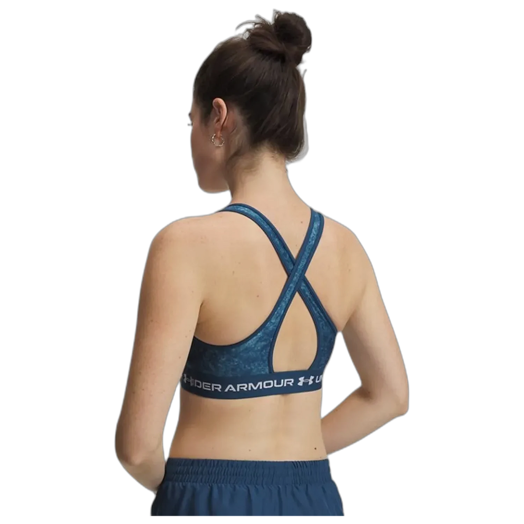 Top Deportivo Crossback Printed Mid Under Armour Mujer