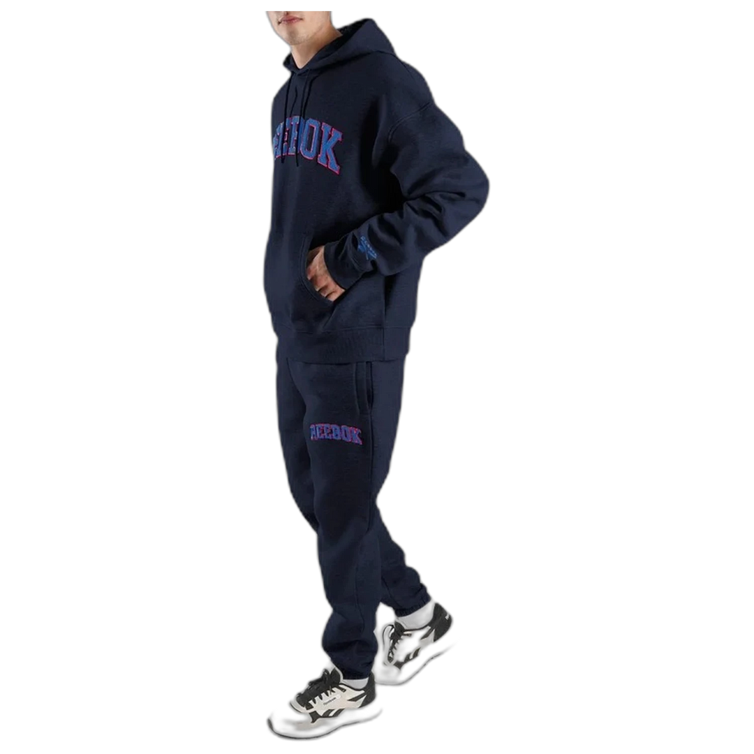 Buzo Reebok Freshman Hoodie Hombre Azul Marino
