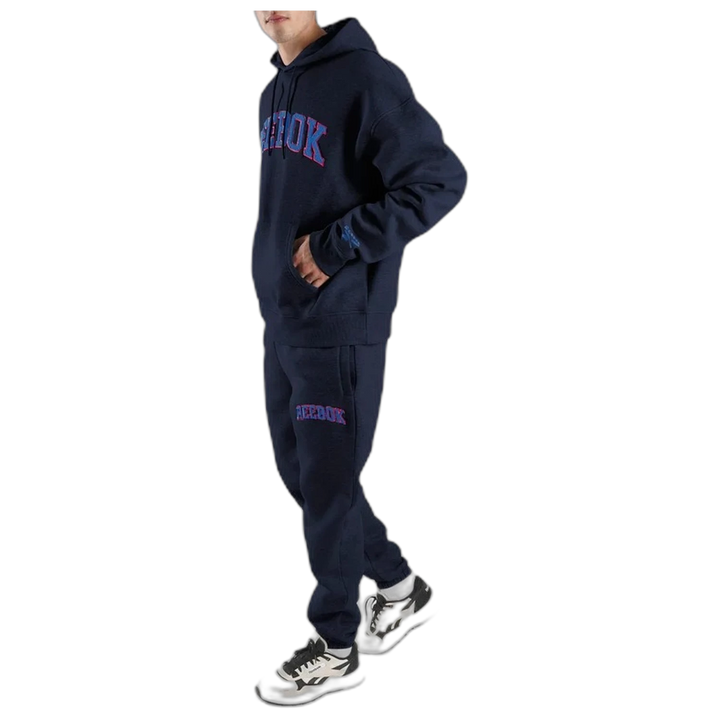 Buzo Reebok Freshman Hoodie Hombre Azul Marino