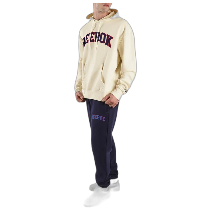 Buzo Reebok Freshman Hoodie Hombre Beige