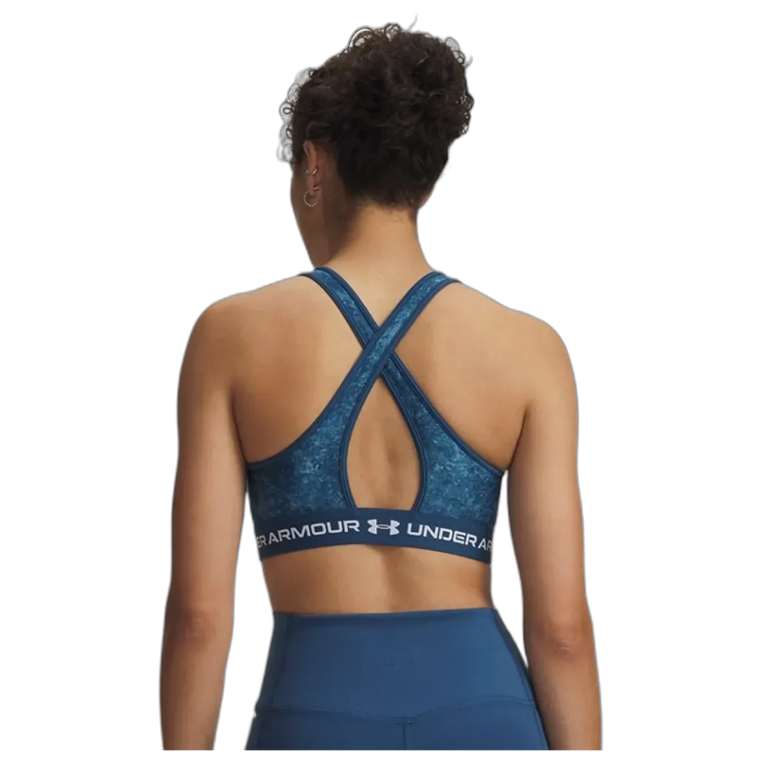 Top Deportivo Crossback Printed Mid Under Armour Mujer