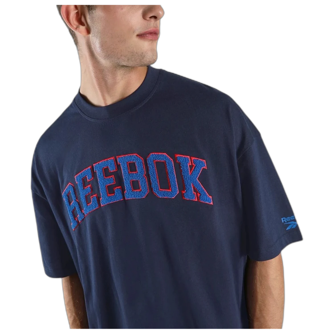 Remera Reebok Freshman Hombre Azul Marino