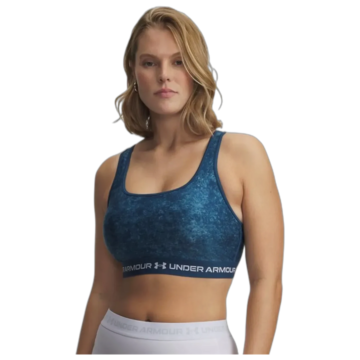 Top Deportivo Crossback Printed Mid Under Armour Mujer