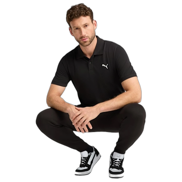 Remera Polo Puma Essentials Piqué Hombre