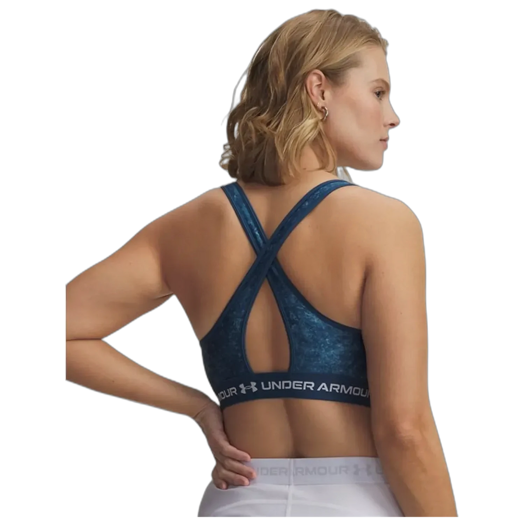 Top Deportivo Crossback Printed Mid Under Armour Mujer