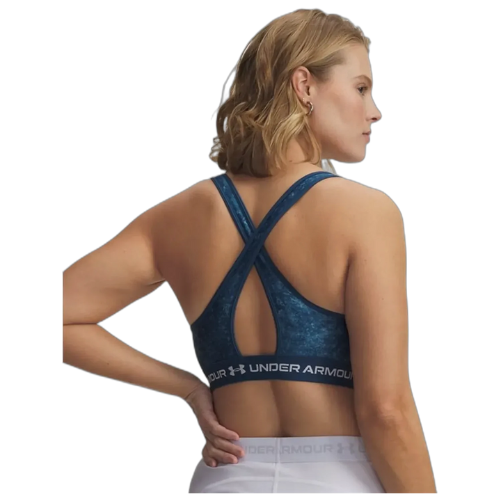 Top Deportivo Crossback Printed Mid Under Armour Mujer