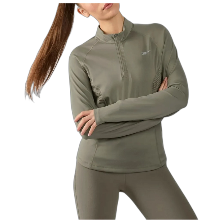Buzo Reebok Running 1/4 Zip Mujer