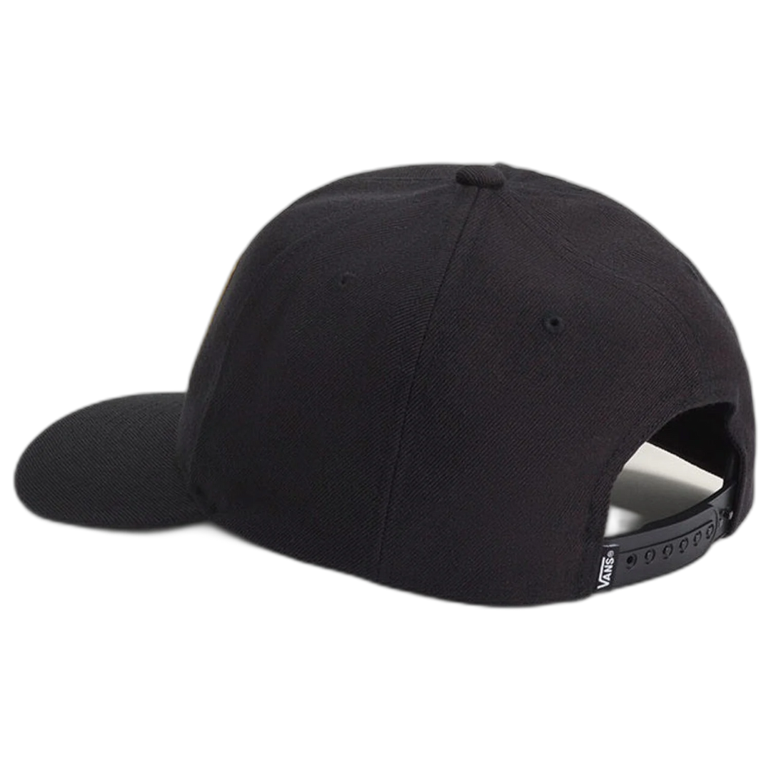 Gorra Vans Formula Snapback Negra 5 Paneles Ajustable