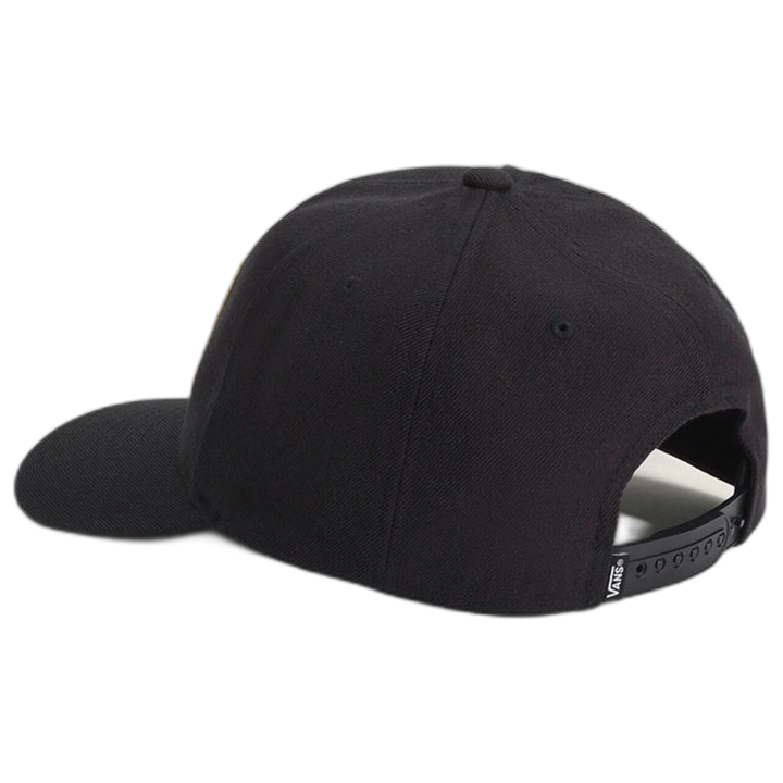 Gorra Vans Formula Snapback Negra 5 Paneles Ajustable
