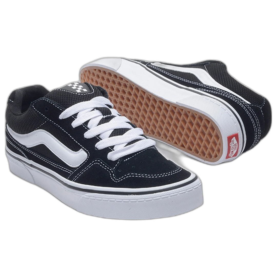 Zapatillas Vans M Caldrone Retro Skate Suede Mesh Negro