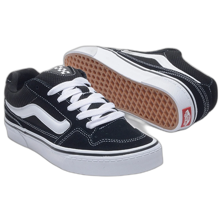 Zapatillas Vans M Caldrone Retro Skate Suede Mesh Negro
